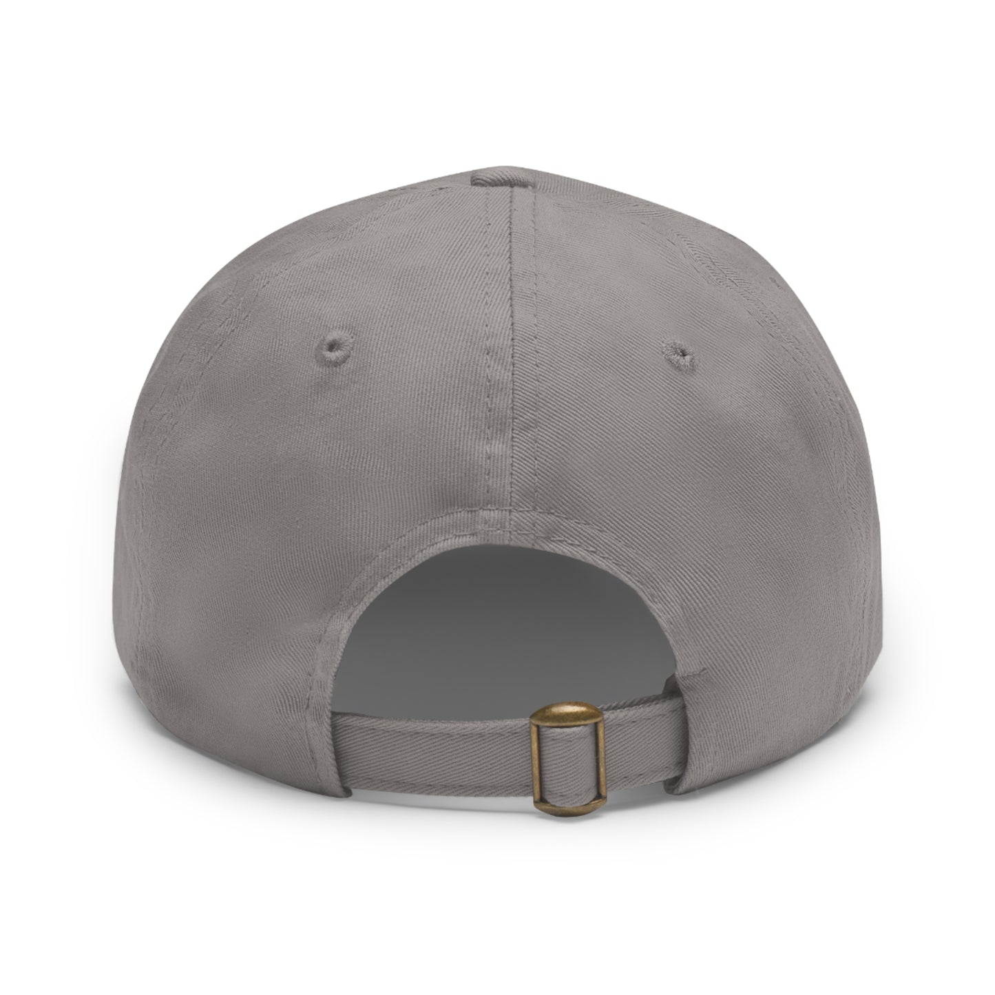 Stylish Dad Hat with Round Leather Patch - Perfect Gift for Coffee Lovers