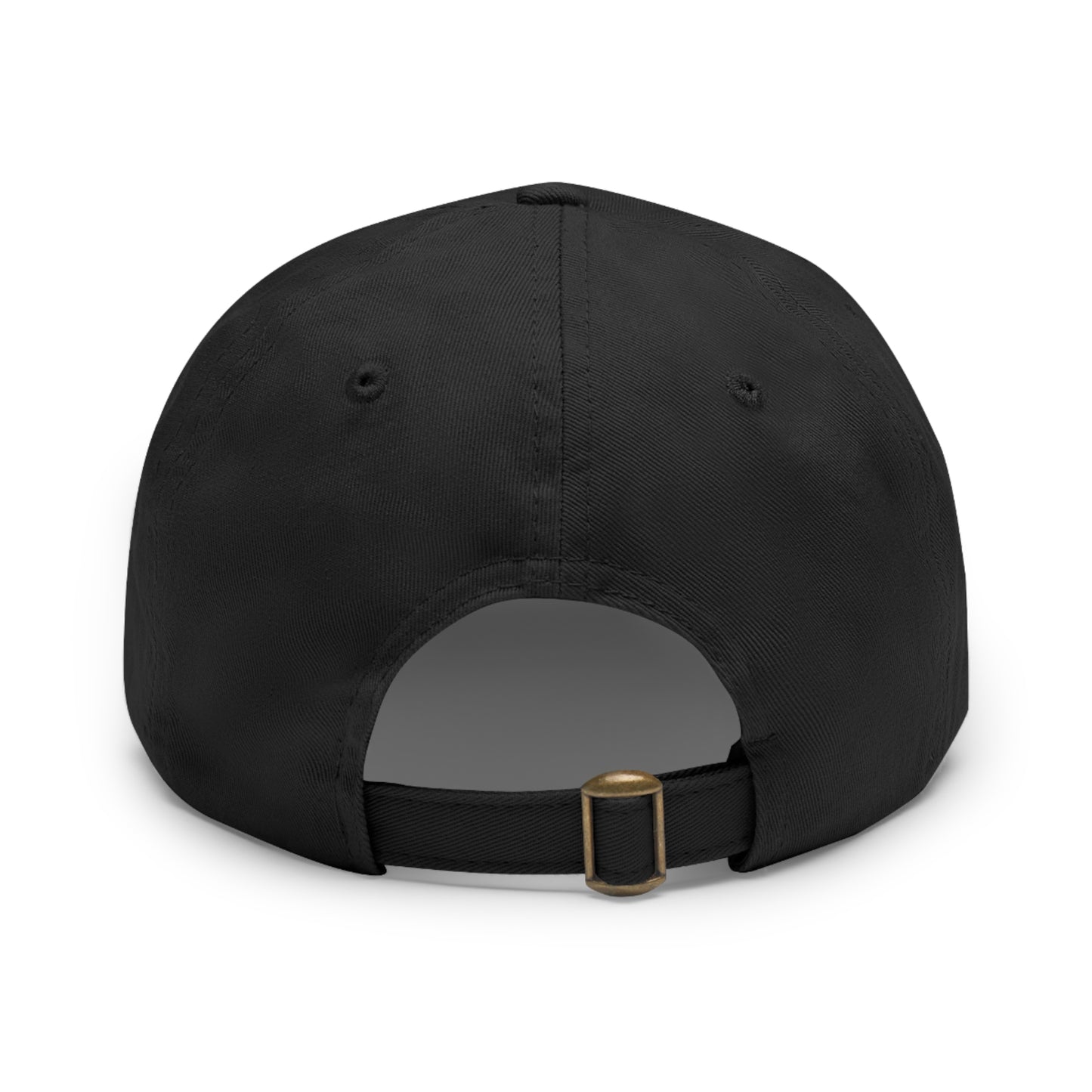 Stylish Dad Hat with Round Leather Patch - Perfect Gift for Coffee Lovers