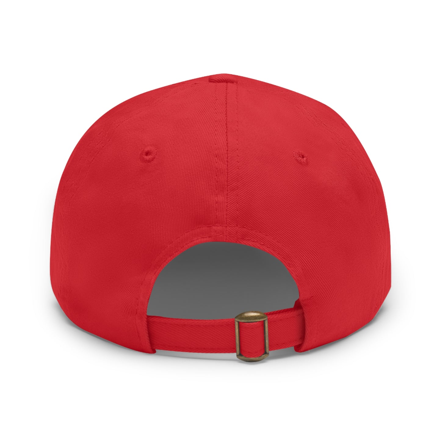 Stylish Dad Hat with Round Leather Patch - Perfect Gift for Coffee Lovers