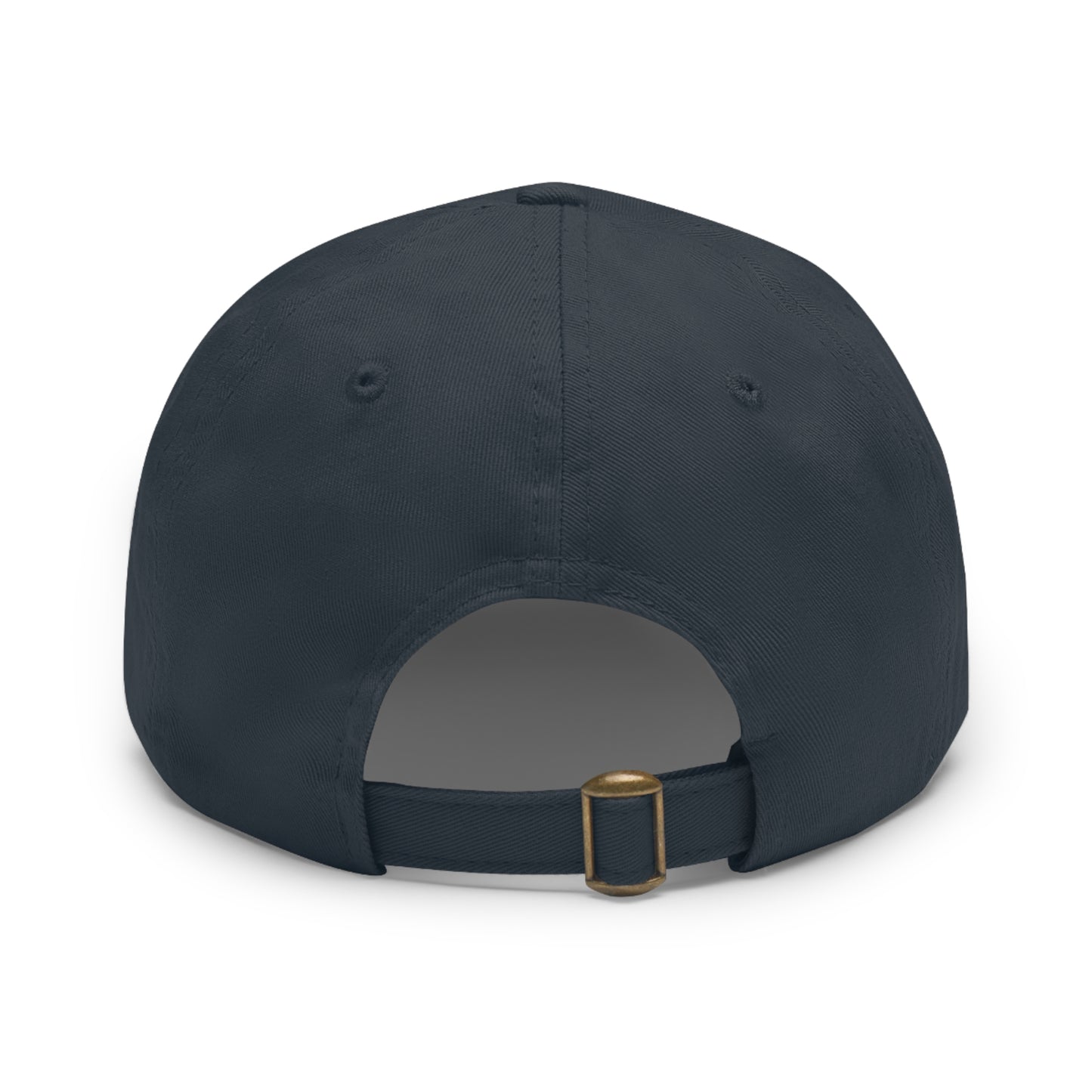 Stylish Dad Hat with Round Leather Patch - Perfect Gift for Coffee Lovers