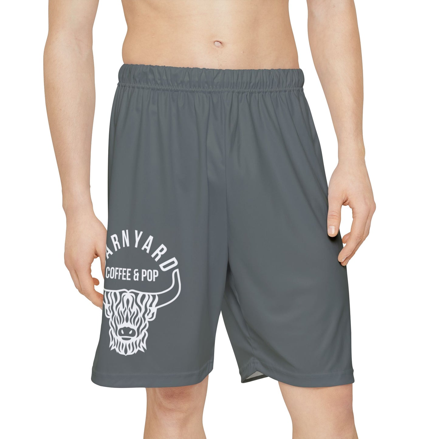 Barnyard Coffee & Pop Men's Sports Shorts - Comfortable Athletic Wear