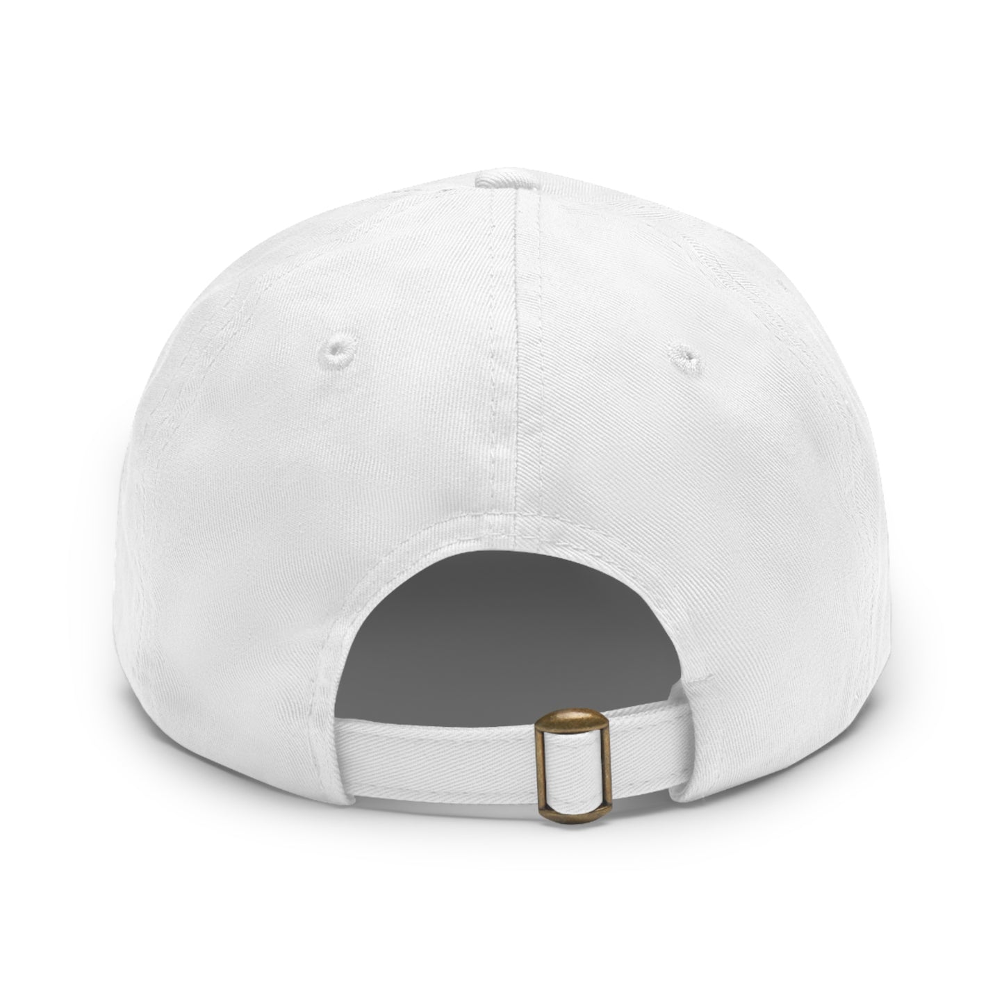 Stylish Dad Hat with Round Leather Patch - Perfect Gift for Coffee Lovers